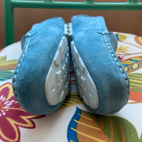 SOLD ELSEWHERE NEWWomen's UGG suede loafers blue 6.5 - Picture 4 of 8